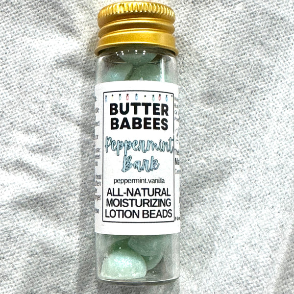 The Bath & Body Co - Butter Babees Round Lotion Beads: Peppermint Bark