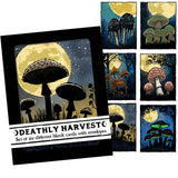 Brainmeats Atelier - Deathly Harvest – Set of Six Poisonous Mushroom Note Cards