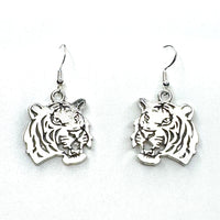 Amy Foxy Style Handmade Earrings - Roaring Tiger Charms