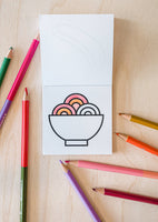 A Brighter Year - Mini Coloring Book: Tiny Eats + Treats