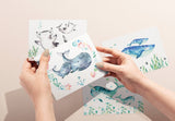 Twigs Paper - Ocean Animals Greeting Card Set