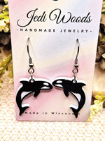Jedi Woods - Killer Whale Earrings
