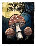 Brainmeats Atelier - Deathly Harvest – Set of Six Poisonous Mushroom Note Cards