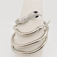 Mio Queena - Bendable Snake Necklace/Bracelet: Silver