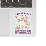 Juju and Moxie - Pure of Heart Vintage Animals Vinyl Sticker