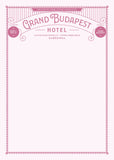 Herb Lester Associates - Fictional Hotel Notepads (Set of 3): Grand Budapest Hotel