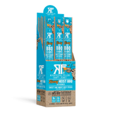 Packaging of Righteous Fellow Honey Heist BBQ seasoned beef sticks with blue and brown design.