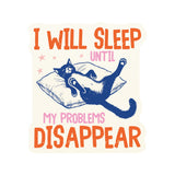 Juju and Moxie - Sleepy Problems Cat Vinyl Sticker