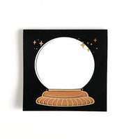 drawn by water - Crystal Ball Sticky Note Pad