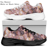 Rose Gold Honeycomb MODERN WALKING SHOES **REQUEST A PREORDER INVOICE**