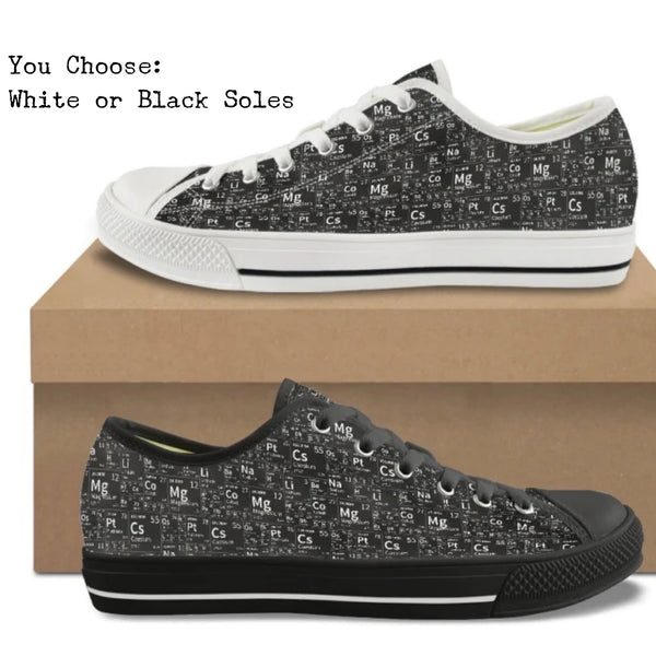 Black & White Elements CANVAS LOW TOP SHOES **REQUEST A PREORDER INVOICE**