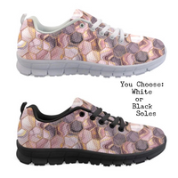 Rose Gold Honeycomb CLASSIC WALKING SHOES **REQUEST A PREORDER INVOICE**