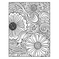 Mystical Monkey Toes - Beautiful Assortment Adult Coloring Sheets With Stackable Crayon