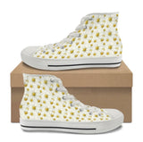 Nothing But Daisies CANVAS HIGH TOP SHOES **REQUEST A PREORDER INVOICE**