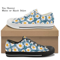Daisies CANVAS LOW TOP SHOES **REQUEST A PREORDER INVOICE**