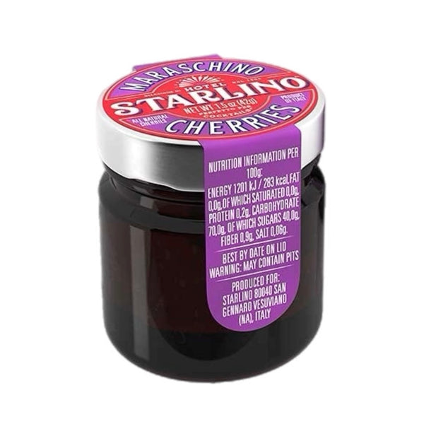 Hotel Starlino Italian Maraschino Cherries - Mini Jar