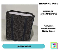 PP Shopping Tote - Luxury Black