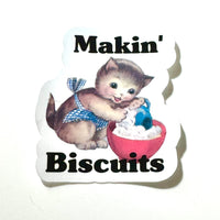 Lemonsgrace Designs - “Makin’ Biscuits” Cat Sticker