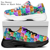 Rainbow Elements CANVAS HIGH TOP SHOES **REQUEST A PREORDER INVOICE**