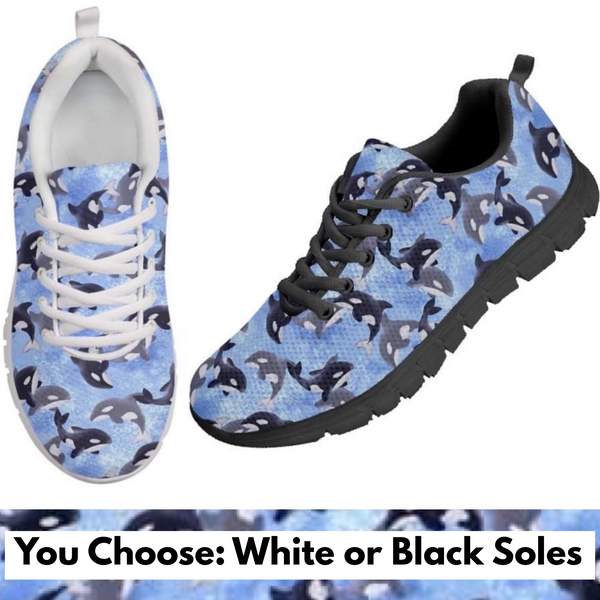 All the Orcas Kitty Kicks™️ CLASSIC WALKING SHOES **REQUEST A PREORDER INVOICE** ($5 deposit will be applied to your full invoice)