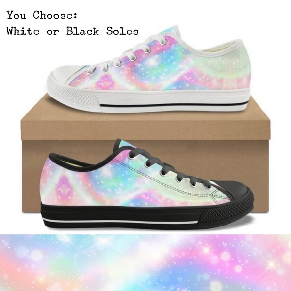 Unicorn Sky Kitty Kicks™️ CANVAS LOW TOP SHOES **REQUEST A PREORDER INVOICE** ($5 deposit will be applied to your full invoice)