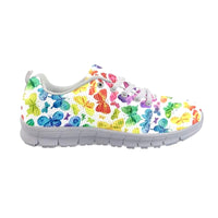 Rainbow Butterflies CLASSIC WALKING SHOES **REQUEST A PREORDER INVOICE**