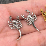 Mio Queena - Stainless Steel Scorpion Stud Earrings