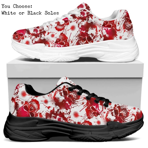 Bloody Skulls MODERN WALKING SHOES **REQUEST A PREORDER INVOICE**