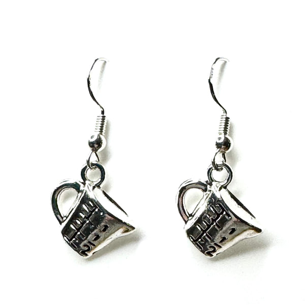 Amy Foxy Style Handmade Earrings - Kitchen Cooking Charms: Measuring Cup