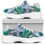 Green & Gold Marble MODERN WALKING SHOES **REQUEST A PREORDER INVOICE**