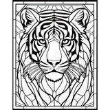 Mystical Monkey Toes - Beautiful Animals Coloring Sheets With Stackable Crayon