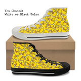 Duckies CANVAS HIGH TOP SHOES **REQUEST A PREORDER INVOICE**