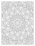 Mystical Monkey Toes - Mandala Coloring Sheets With Stackable Crayon