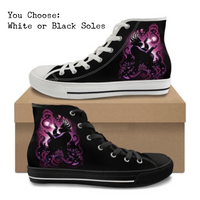 Sea Witch CANVAS HIGH TOP SHOES **REQUEST A PREORDER INVOICE**