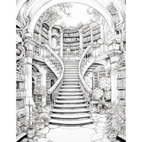Mystical Monkey Toes - Beautiful Library Coloring Sheets With Stackable Crayon