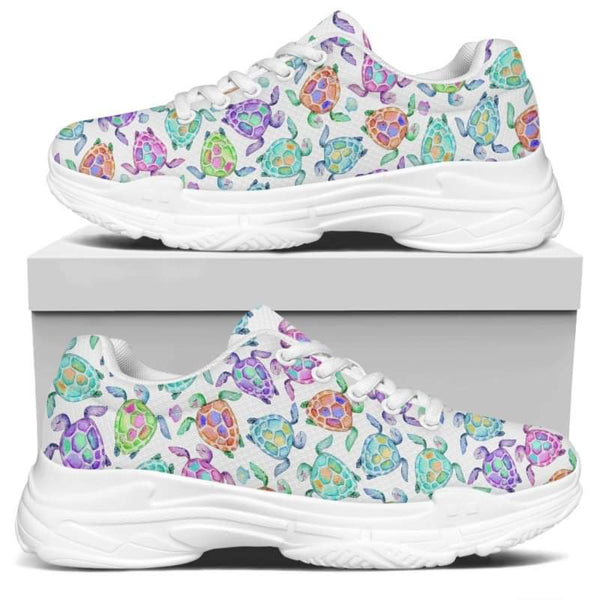Watercolor Sea Turtles Kitty Kicks™️ MODERN WALKING SHOES **REQUEST A PREORDER INVOICE** ($5 deposit will be applied to your full invoice)