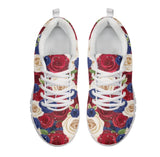 Patriotic Roses CLASSIC WALKING SHOES **REQUEST A PREORDER INVOICE**