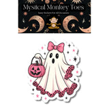 Mystical Monkey Toes - Fashionista Ghostie Sticker