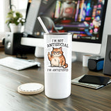 Mystical Monkey Toes - “…I’m Anti-Stupid” Cat Sticker NSFW