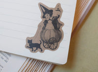 BoyPilot Goods - Vintage Witch Kraft Paper Sticker Sheet