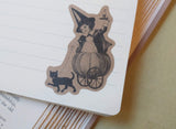 BoyPilot Goods - Vintage Witch Kraft Paper Sticker Sheet