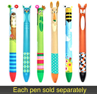 SNIFTY Twice as Nice 2-Color Click Pen - FOX