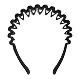 Love and Repeat Shark Tooth Headband - GLOSSY BLACK