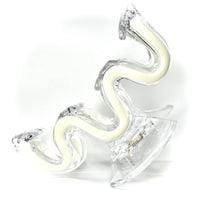 Funteze Wavy Clear Hair Claw Clip - IVORY