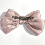 Giant Bow Barrette: Dusty Lavender