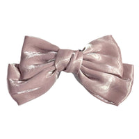 Giant Bow Barrette: Dusty Lavender