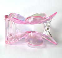 Funteze Iridescent Flower Hair Claw Clip - PETAL PINK