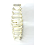 Funteze Pearl Flowers Hair Claw Clip - IVORY