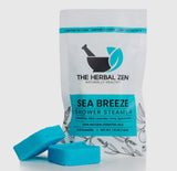 The Herbal Zen - Shower Steamer 2-Pack: SEA BREEZE (Lavender, Lime, and Spearmint)