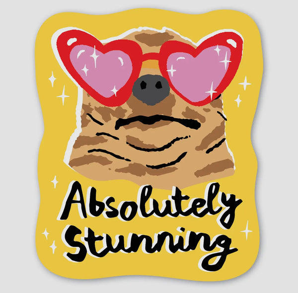 Party of One - “Absolutely Stunning” Dog Sticker